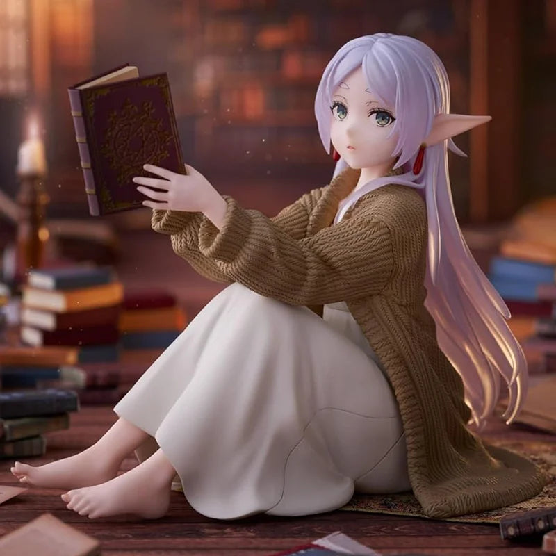 Taito Frieren Beyond Journey'S End Anime Figure Frieren Reading Action Pvc Models Collectible Customized Toys Statue Kids Gifts Taito Frieren Beyond Journey'S End Anime Figure Frieren Reading Action Pvc Models Collectible Customized Toys Statue Kids Gifts